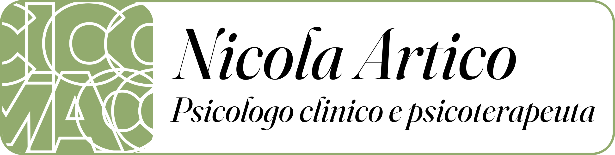 Nicola Artico - Psicologo clinico