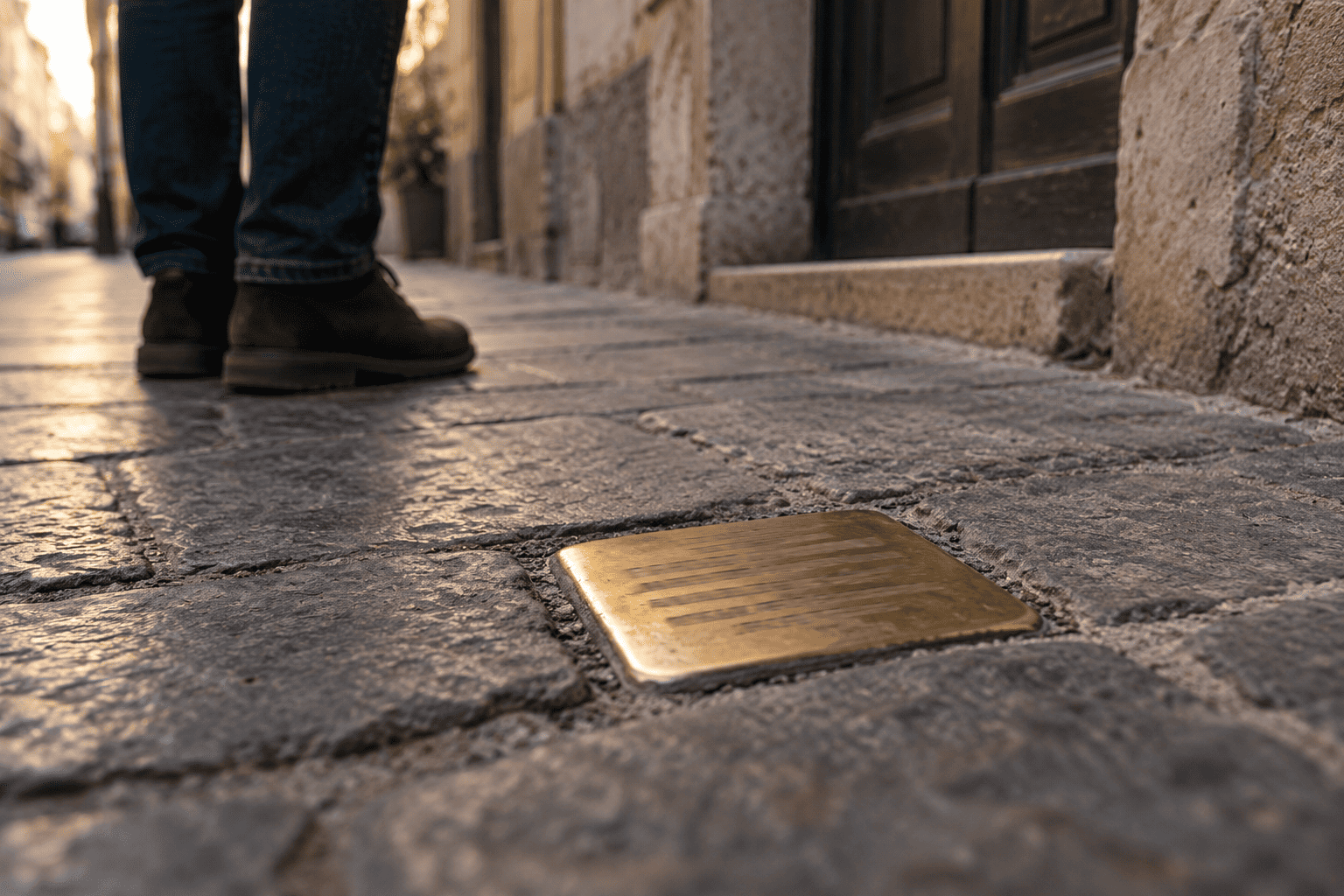Pietra d’inciampo sulla soglia 602